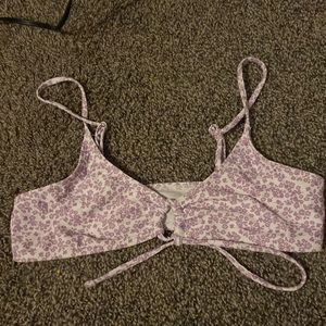 Purple bikini top